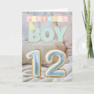 Happy 12th Birthday Card