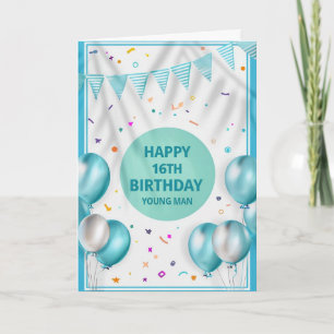 Happy 16th Birthday Card