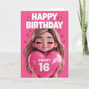 Happy 16th Birthday Card