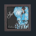 Happy 16th Birthday | Personalise Keepsake Box<br><div class="desc">Keepsake Gift Box. 📌If you need further customisation, please click the "Click to Customise further" or "Customise or Edit Design"button and use our design tool to resize, rotate, change text colour, add text and so much more.⭐This Product is 100% Customisable. Graphics and / or text can be added, deleted, moved,...</div>