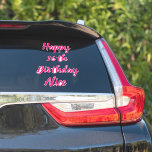 Happy 16th Birthday Pink Custom Name Girly 2023<br><div class="desc">Designed with text template for "Happy 16th Birthday" message and name which you can customise! You may also change the background colour as you like.</div>