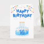 happy 16th birthday son card<br><div class="desc">happy 16th birthday son</div>