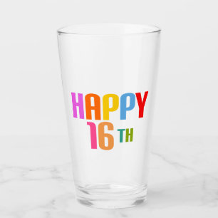 Happy 16th glass