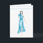 Happy 18  Birthday to our granddaughter Card<br><div class="desc">A beautifully hand drawn stinking blue dress dress, mark your daughters mile stone 18th birthdays with this card that will become a keepsake and a sweet memory, for your sister as well become a keepsake and s loving memory remember. Not exactly what exactly what you are looking for why not...</div>