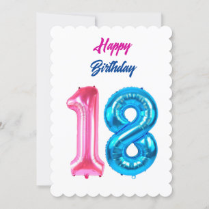 Happy 18th Birthday Card