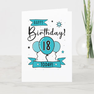 Happy 18th Birthday Card