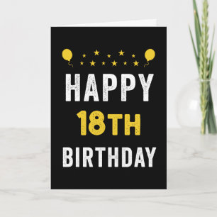 Happy 18th Birthday Denarian Celebration Party Card
