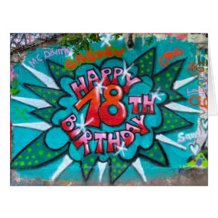 Happy 18th Birthday Graffiti
