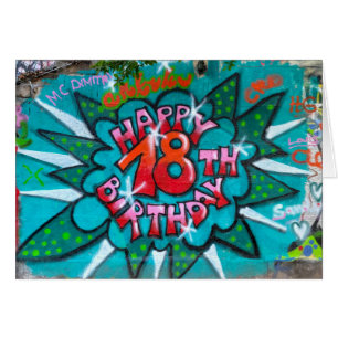 Happy 18th Birthday Graffiti