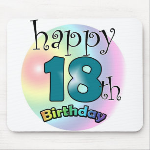 Happy 18th birthday mouse pad