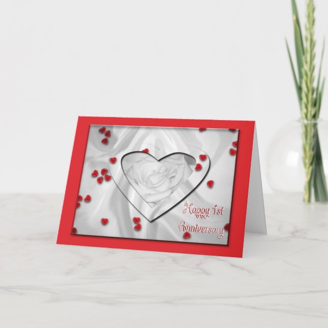 Happy 1st Anniversary Card (Front)