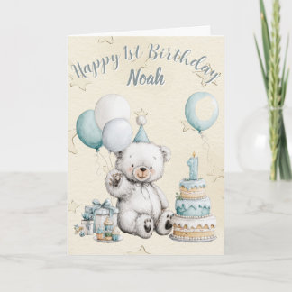 Happy 1st Birthday Card