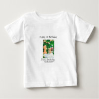 Happy 1st birthday photo simple elegant cutemodern