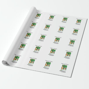 Happy 1st birthday photo simple elegant cutemodern wrapping paper