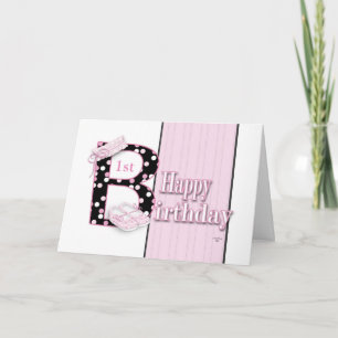 Happy 1st Birthday Princess Card