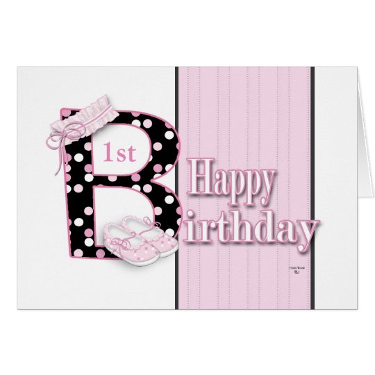 Happy 1st Birthday Princess Card