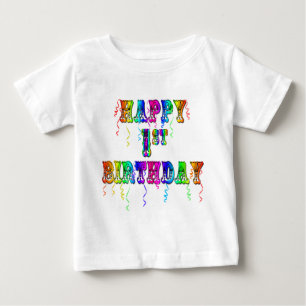 Happy 1st Birthday T-Shirt and