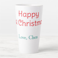 happy 1st christmas red green love name simple hol