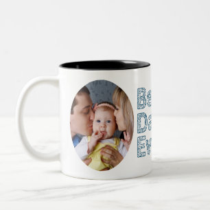 Happy 1st Father’s Day, Daddy I Love you. Two-Tone Coffee Mug