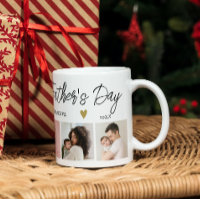 Happy 1st Fathers Day As Grandpa 5 Photo Collage 