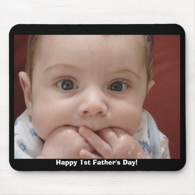 Happy 1st Father's Day! Mouse Pad (Front)