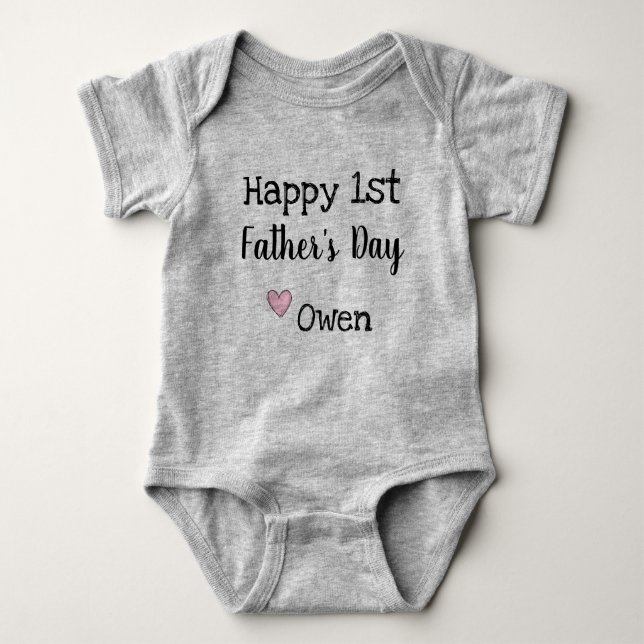 Happy 1st Fathers Day Shirt (Front)