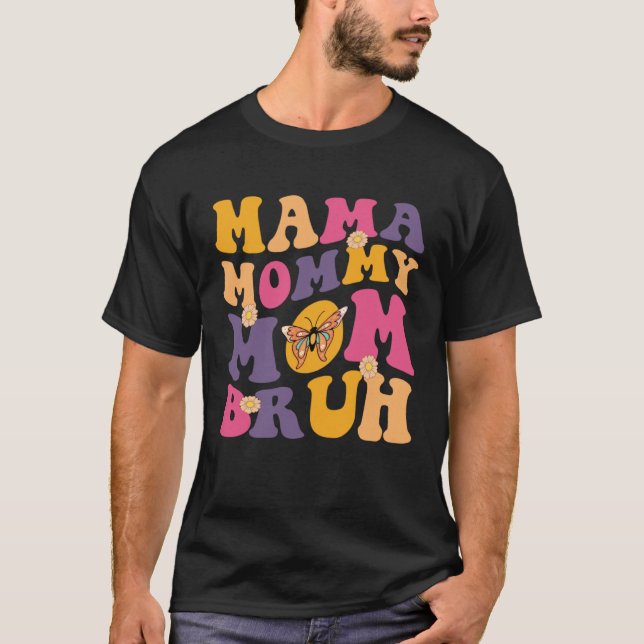 Happy 1st Mothers Day Baby Boy Mommy Loves Me Outf T-Shirt (Front)