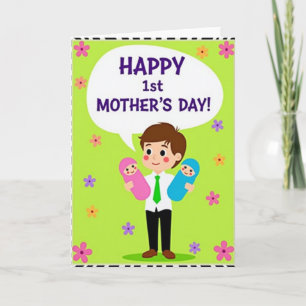 Happy 1St Mothers Day Partner Card
