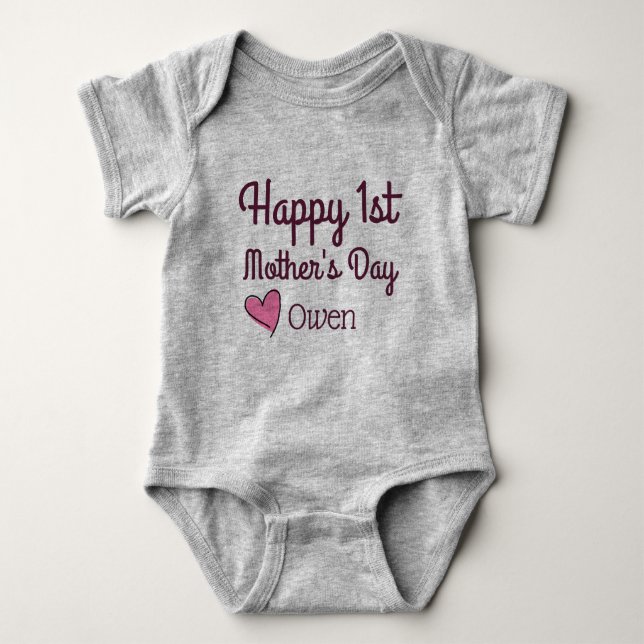 Happy 1st Mothers Day Shirt (Front)