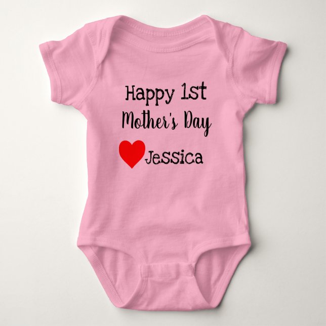 Happy 1st Mothers Day Shirt (Front)