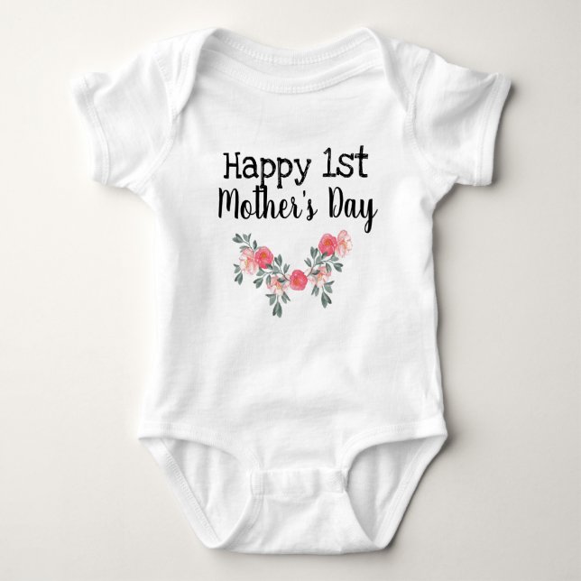 Happy 1st Mothers Day Shirt (Front)