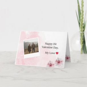 Happy 1st Valentine’s Day  Greeting Card