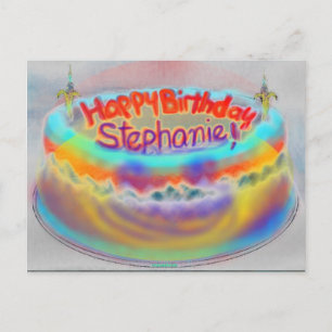 Happy 2014 Birthday Stephanie Post Card