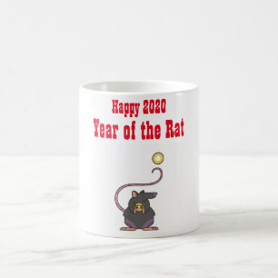 Happy 2020 Year RAT Chinese New Year Zodiac Gifts Coffee Mug