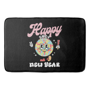 Happy 2024 bath mat