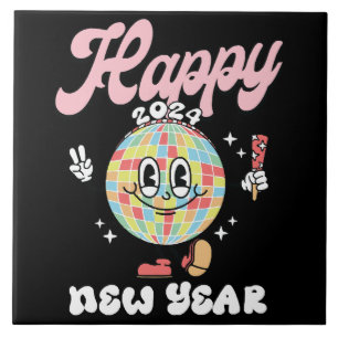 Happy 2024 ceramic tile