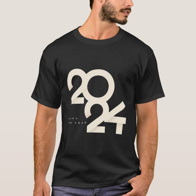 Happy 2024 New Years Eve Party Supplies 2024 Happy T-Shirt (Front)