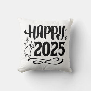 happy 2025 cushion