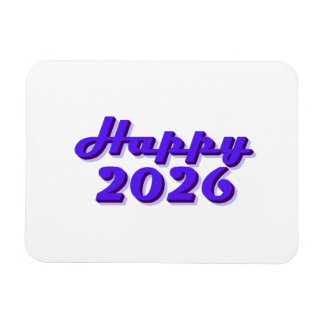 Happy 2026 magnet