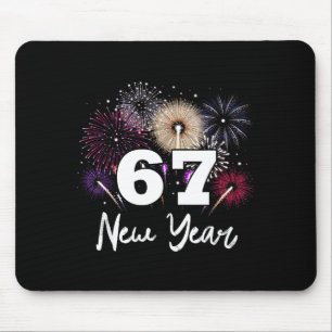 Happy 2026 New Year's Eve Party 67 Meme Mouse Pad