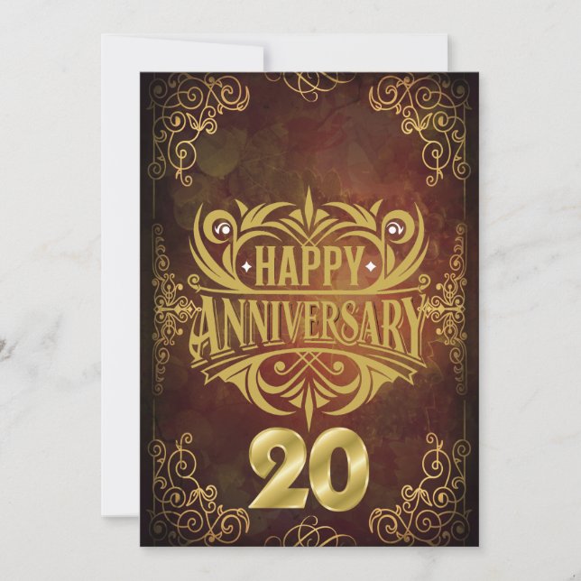 Happy 20th Anniversary (Front)