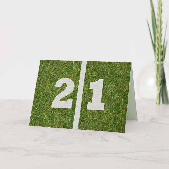 Happy 21st Birthday! Card (Front)