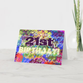 Happy 21st Birthday! Card