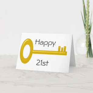 Happy 21st Birthday Card