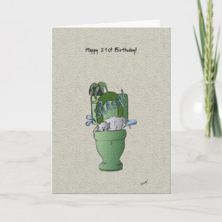 Happy 21st Birthday card! Card