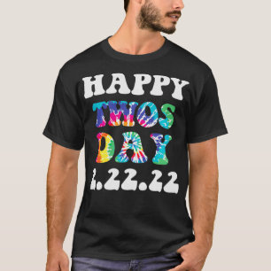 Happy 22222 Twosday Tuesday February 22nd 2022 Tie T-Shirt