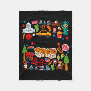 Happy 250 america 1776 2026 years of freedom 250th fleece blanket