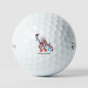 'Happy 250th' America's Anniversary Patriotic Gift Golf Balls