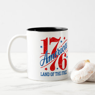 Happy 250th Anniversary America Two-Tone Coffee Mug