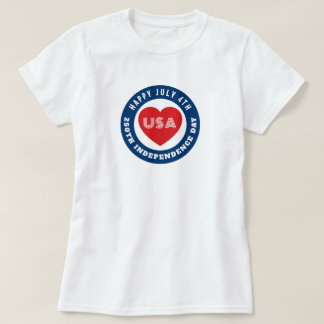 Happy 250th Independence Day July 4th Love USA T-Shirt